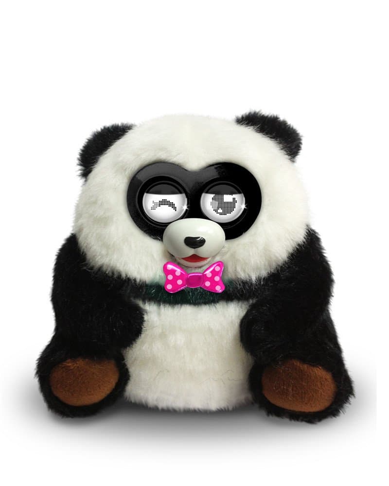 Hibou Panda Plush Toys Talking Repeat Intelligent Interactive Pets with LED Eyes Controlled By Tablets and Smart Phones for Children