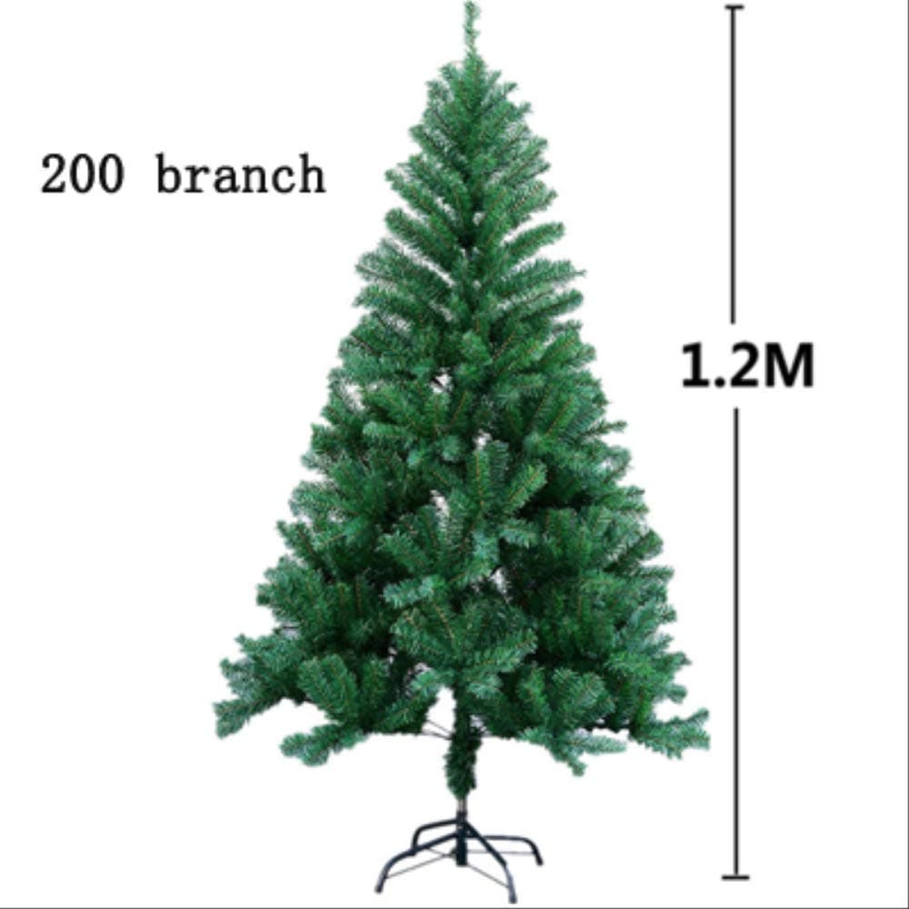 HEIHEID Christmas tree Christmas Decorations Green Christmas Tree Encryption Solid Iron Feet New Year Gift 1.2m