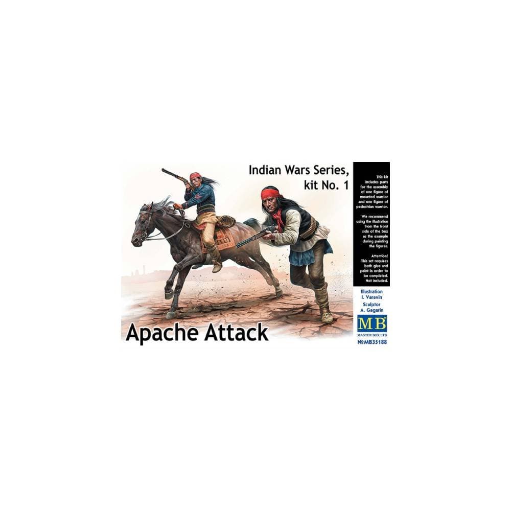 1:35 Indian Wars Series Apache Attack Model Kit