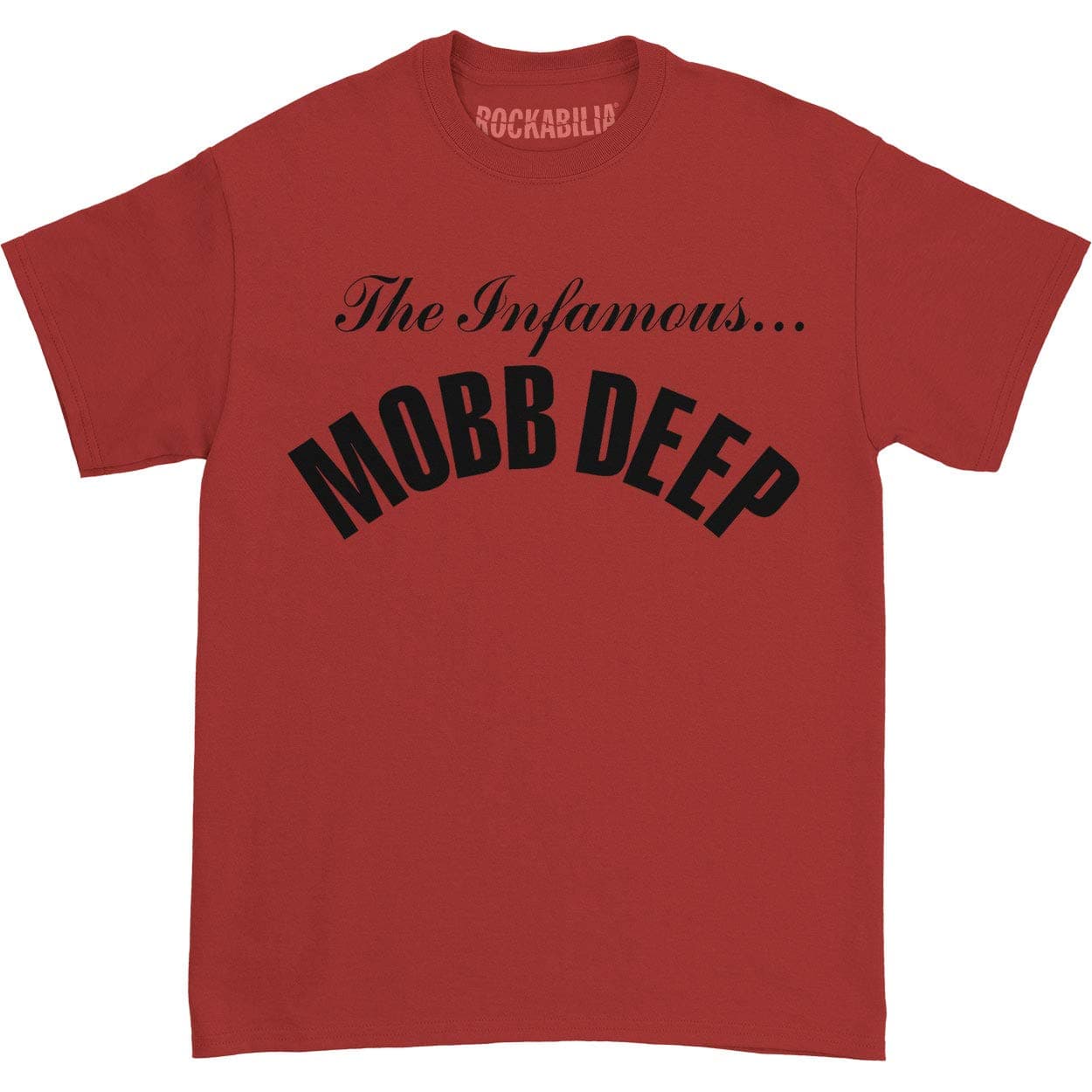 Mobb Deep - Infamous on Red T-Shirt Size M