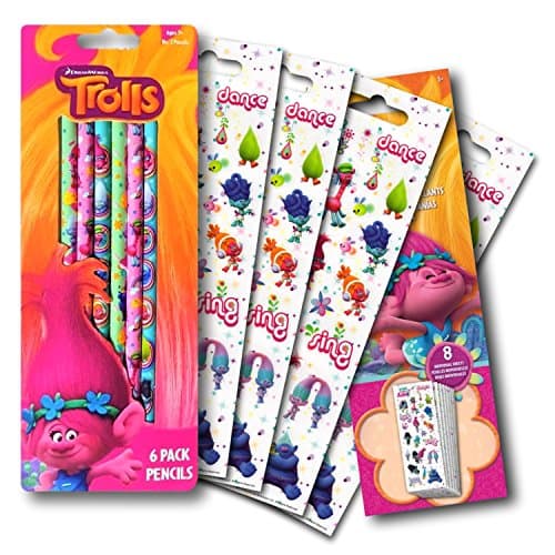Trolls Pencils &amp; Stickers