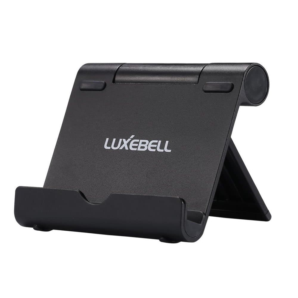 Tablet Stand, Aluminum Multi-angle Fold-up Holder for iPad 2 3 4 iPhone 6S,6 Plus,SE,5S,7,Samsung Galaxy S7,S6 Note 5 4,HTC LG Sony