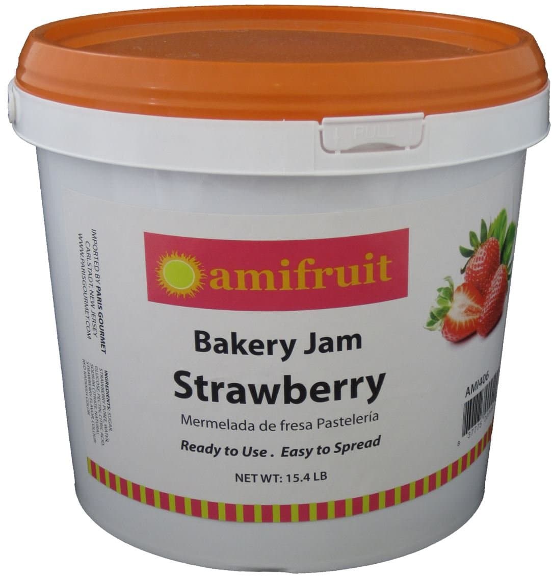 Amifruit Strawberry Bakery Jam 15.4 Lbs