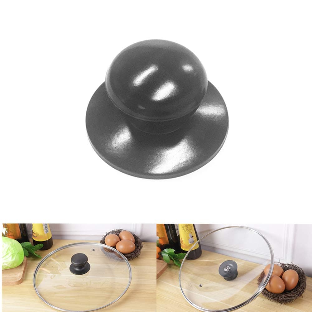 Qiorange Replacement Handle/Knob for Pan, Pot, Kettle Lids, Universal Handle, Accessory for Saucepan with Screws (Type A 1Pcs)