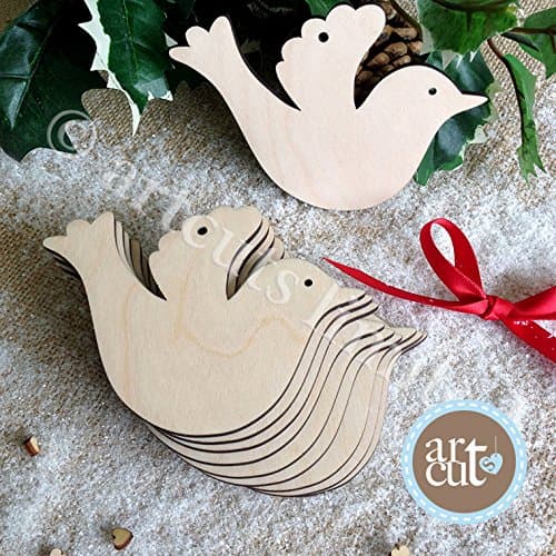 Christmas Wooden Doves