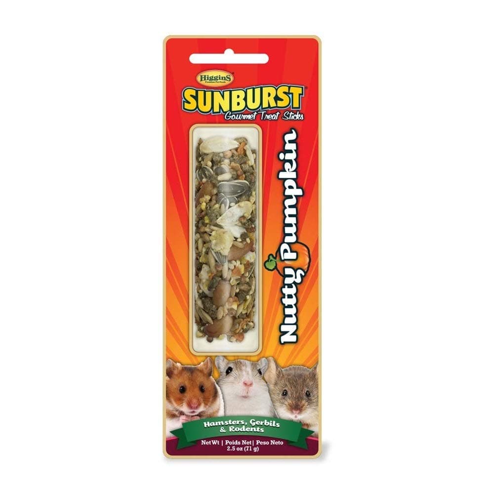 Higgins Group Higgins Nutty Pumpkin Stix Hamster/Gerbil 2.1 oz Treat, 1Count, One Size