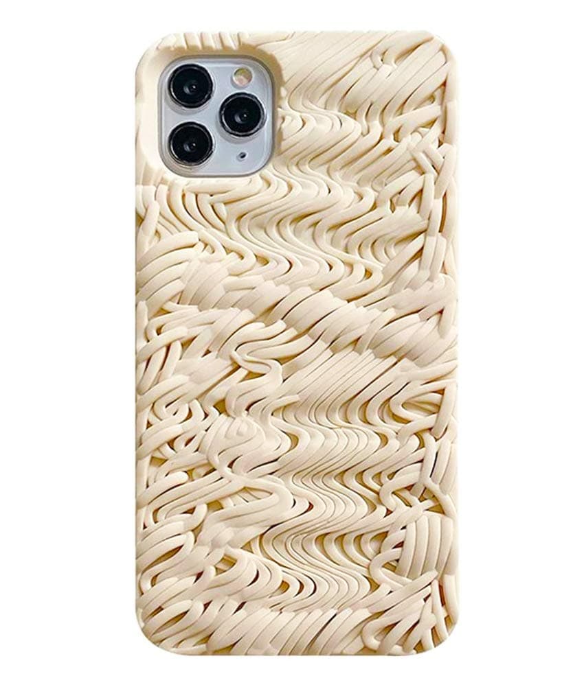 UnnFiko 3D Noodles Case Compatible with iPhone 7/ iPhone 8, Creative Cool Cute Fun Soft Silicone Protection Case Cover (Noodles, iPhone 7/8 / SE)