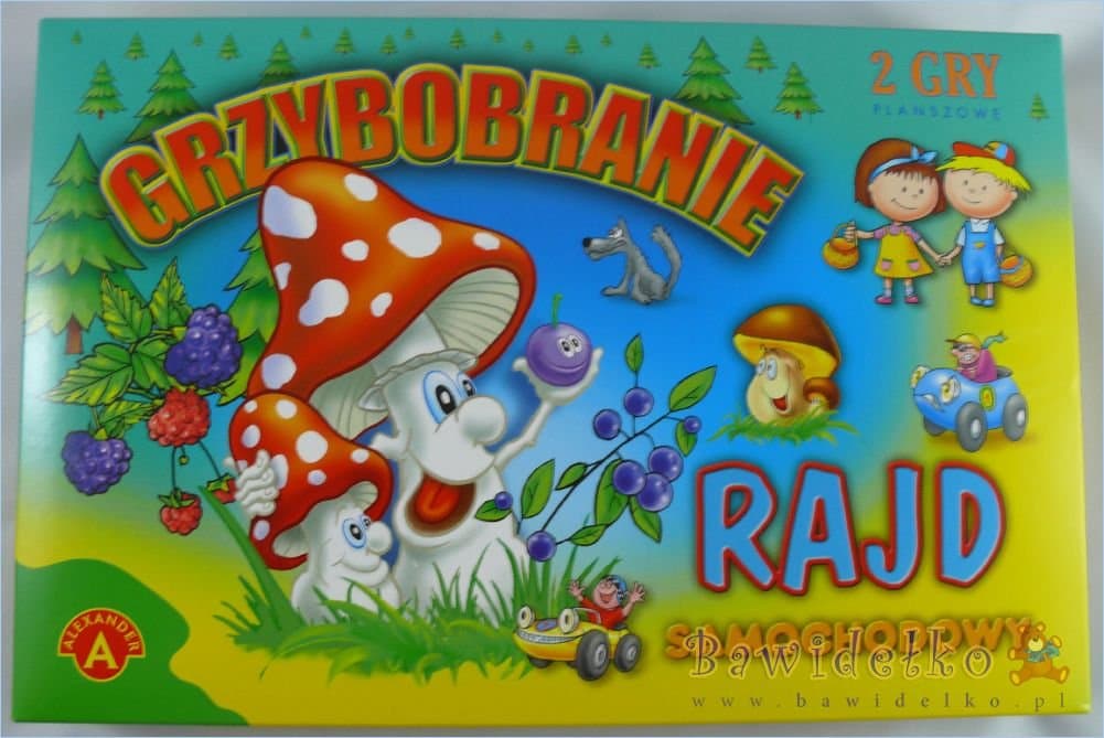 Grzybobranie, Rajd samochodowy - 2 gry [GRA]