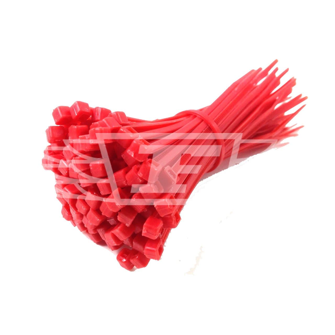 100 x RED Cable Ties/TIE Wraps/Zip Ties, 2.5mm x 100mm + Free UK DELIVERY