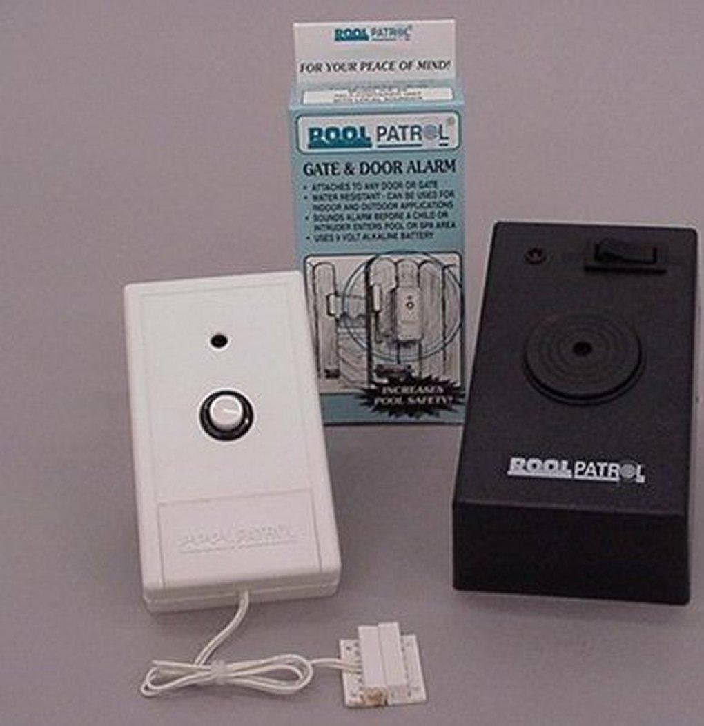Pool Patrol Gate Alarm with Transmitter and Remote Receiver (Model GA-30)