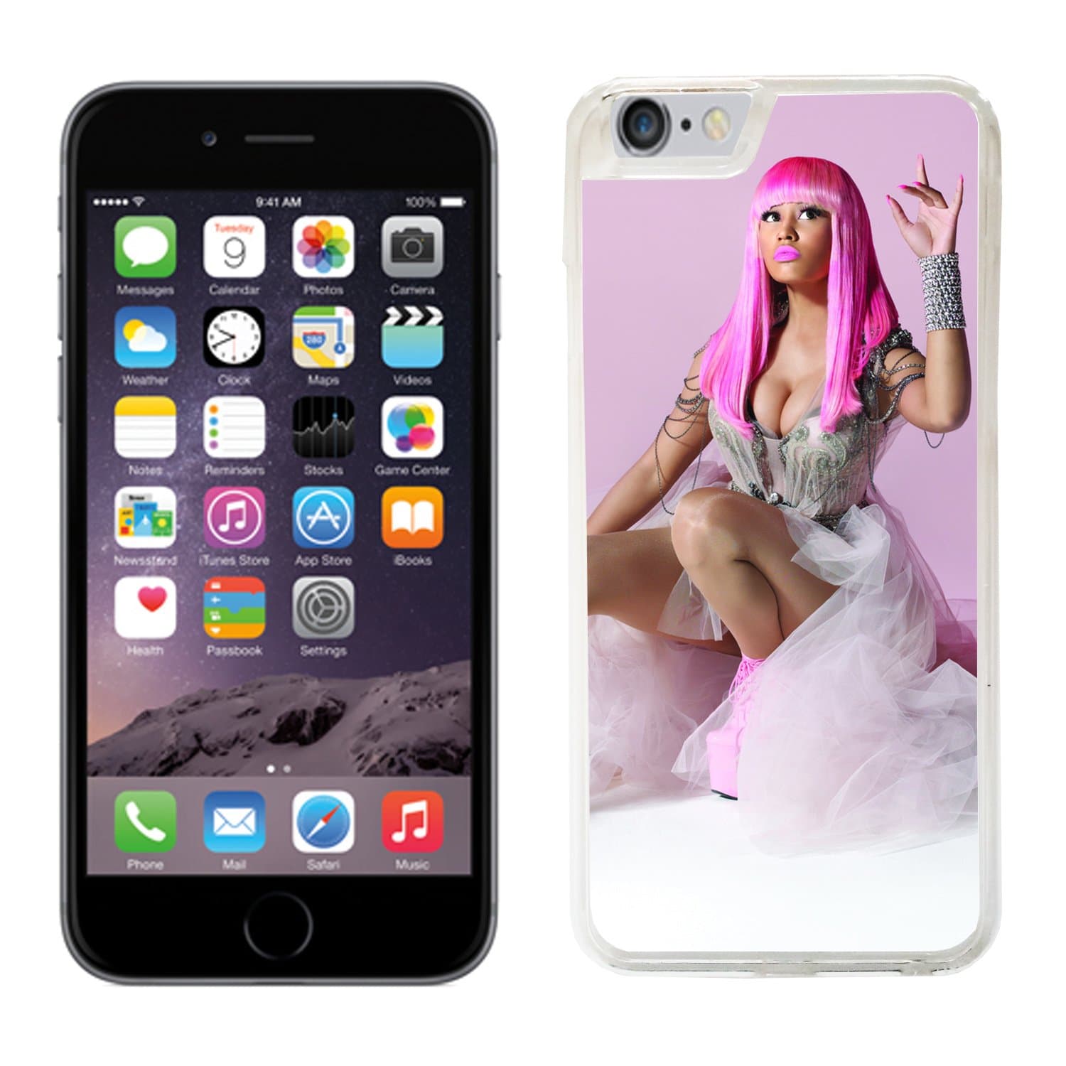 Nicki Minaj case fits iphone 6 / 6s cover hard protective (4) for apple i mobile phone nicky