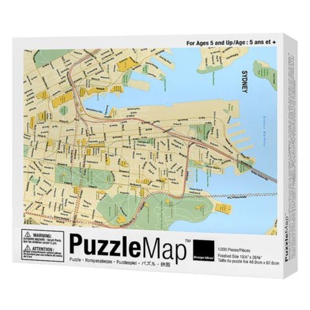 Design Ideas Puzzle Map Sydney 1000 Pieces