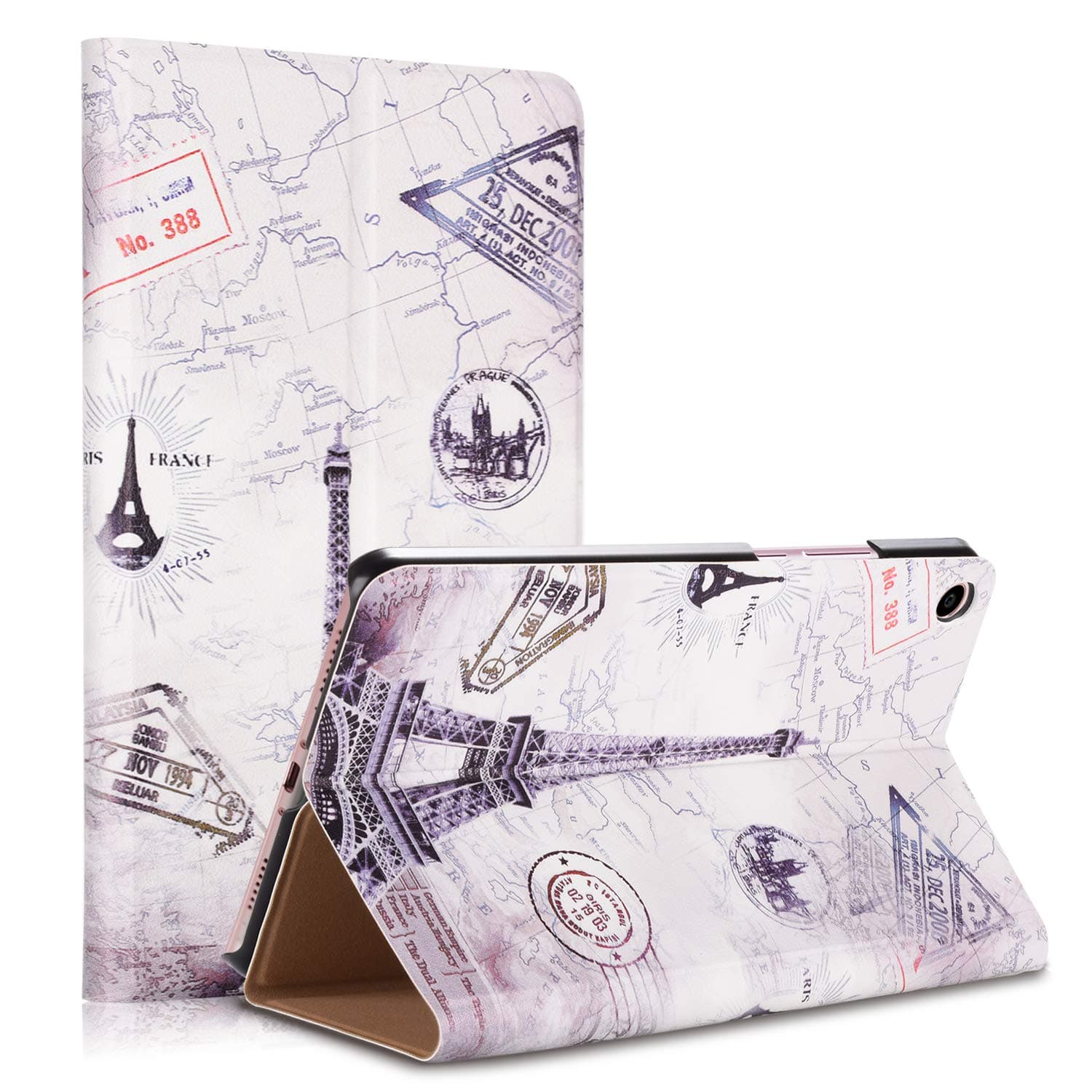 TenYll Xiaomi Mi Pad 4 Plus Case, Premium Quality PU Leather Case Shell Lightweight Stand Case Cover for Xiaomi Mi Pad 4 Plus Tablet -Transmission tower