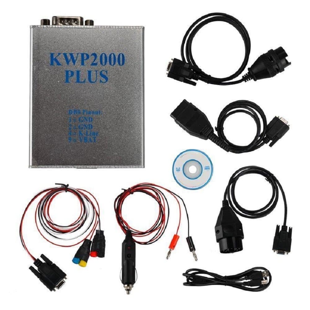Wholesale KWP2000 Plus OBD2 ECU Flasher Chip Tuning Kit ECU Engine Tune Remap (White)