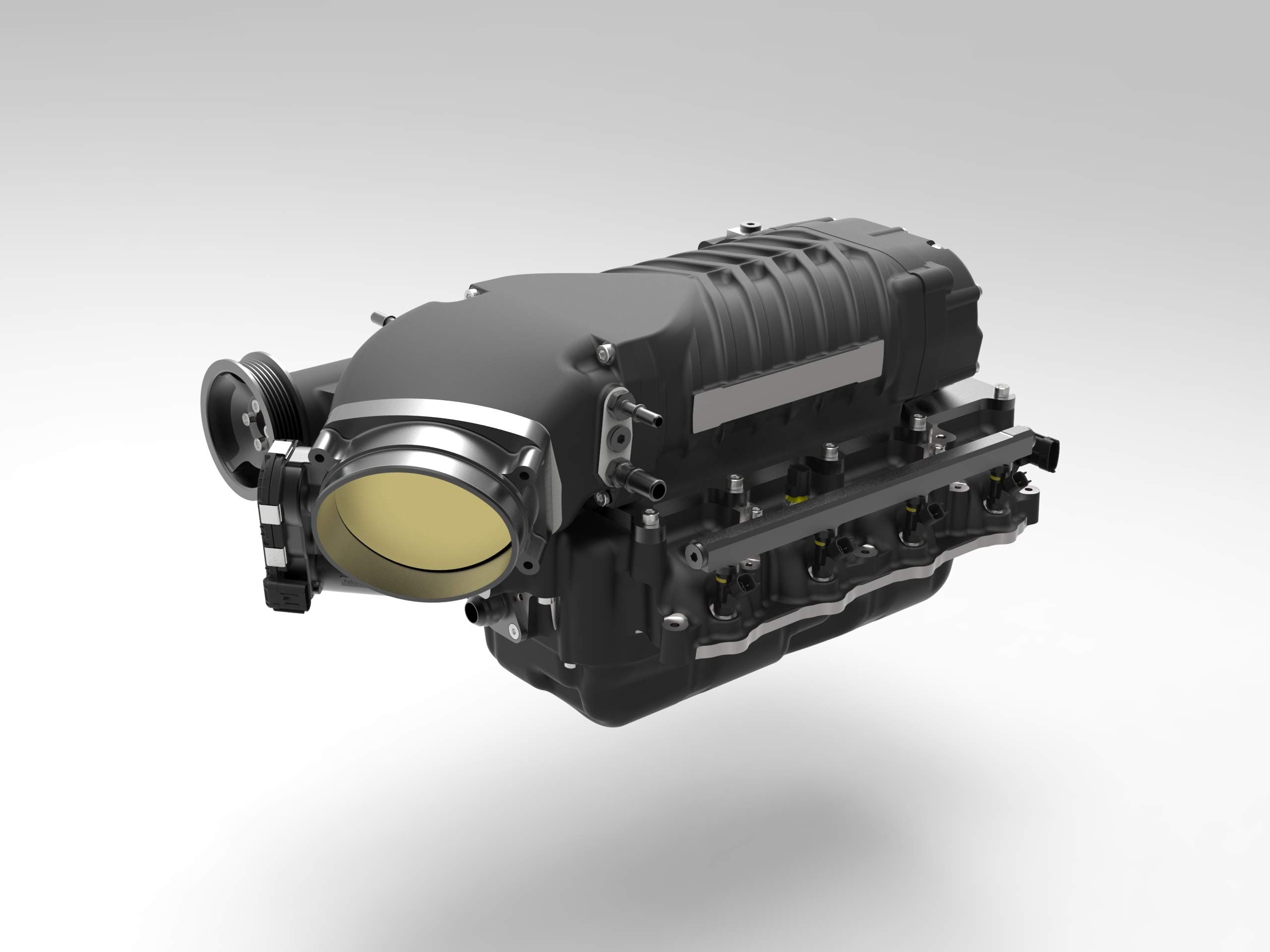 08-13 LS3 Corvette W175FF (2.9L) SC Kit/Intercooled/RK Sport Hood / 9-10psi / Black