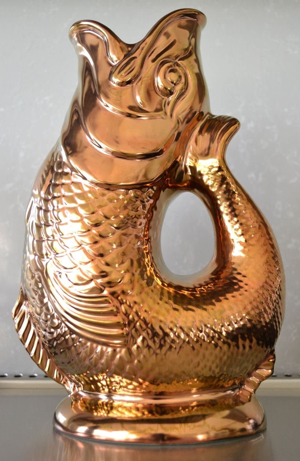 Wade Ceramics Copper Gluggle Jug Pitcher, X-Large