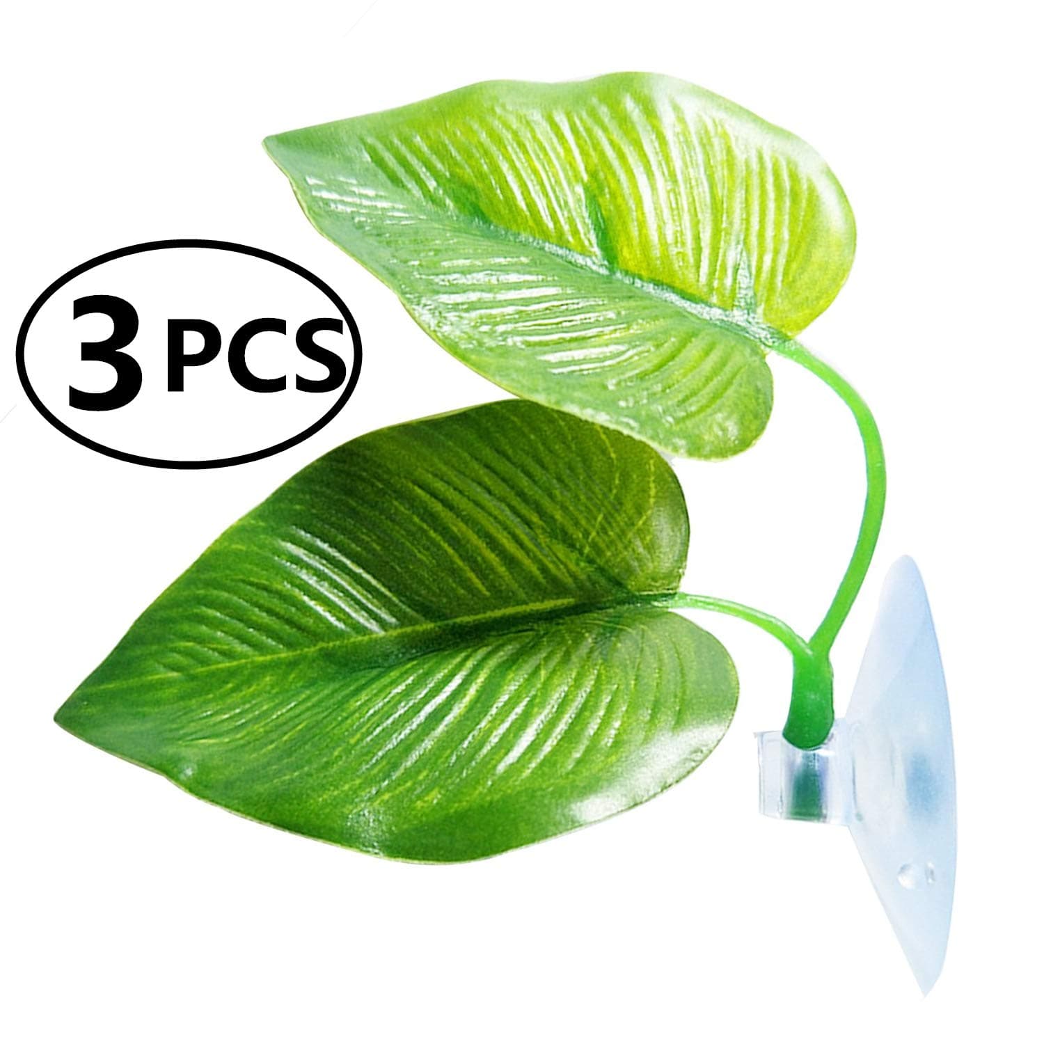 GUCTOP Betta Hammock Leaf with Suction Cup, Fish Habitat Plastic Aquarium Plant