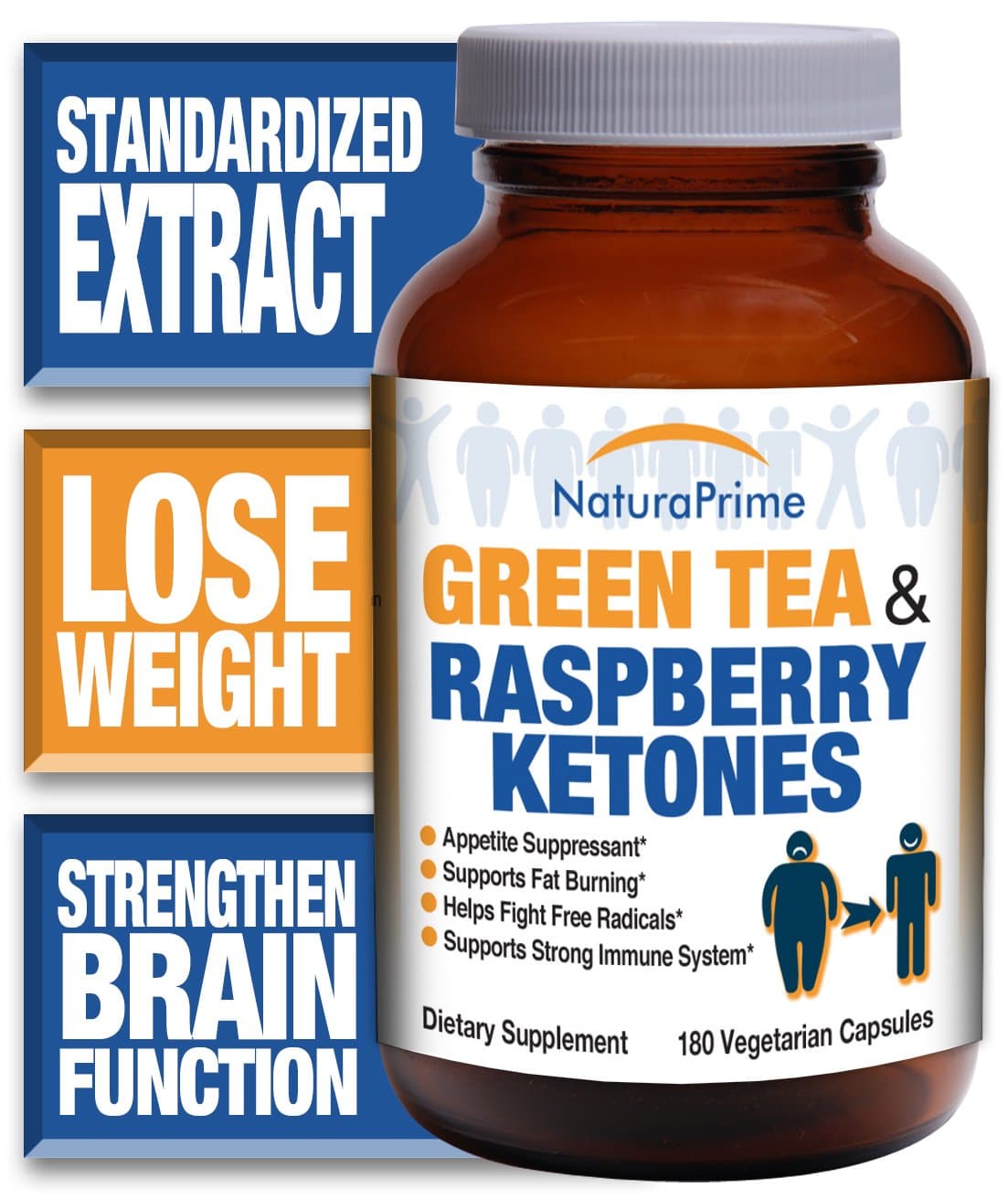 Results-Driven Green Tea with Fat-Burning Raspberry Ketones - Great for Weight Loss - 100% Guaranteed! (1 bottle)