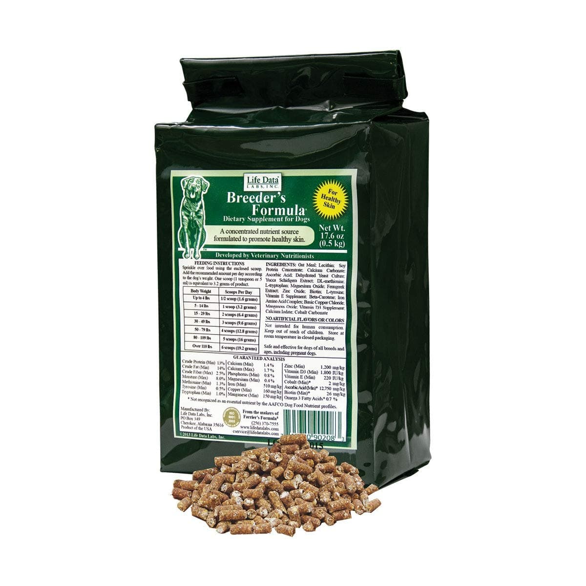 Life Data Breeder's Formula, 500 g, may vary