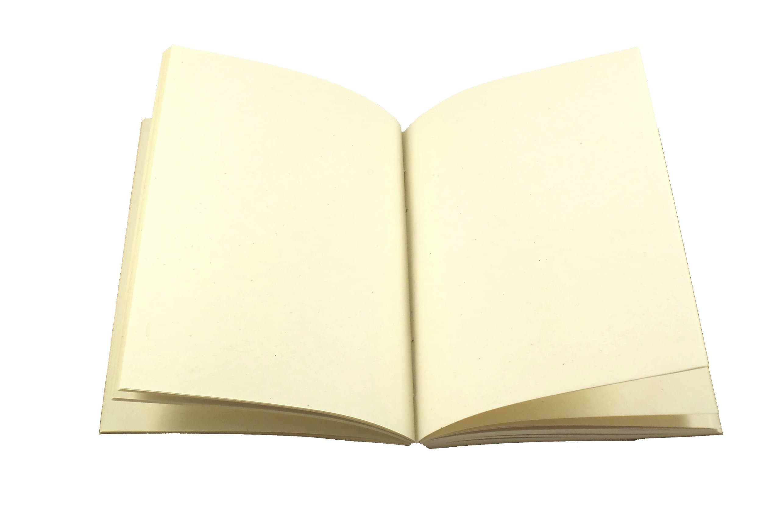 4x5 Journal Refill - Handmade Paper by Rustic Ridge - Unlined Paper - Acid Free - 200 Pages