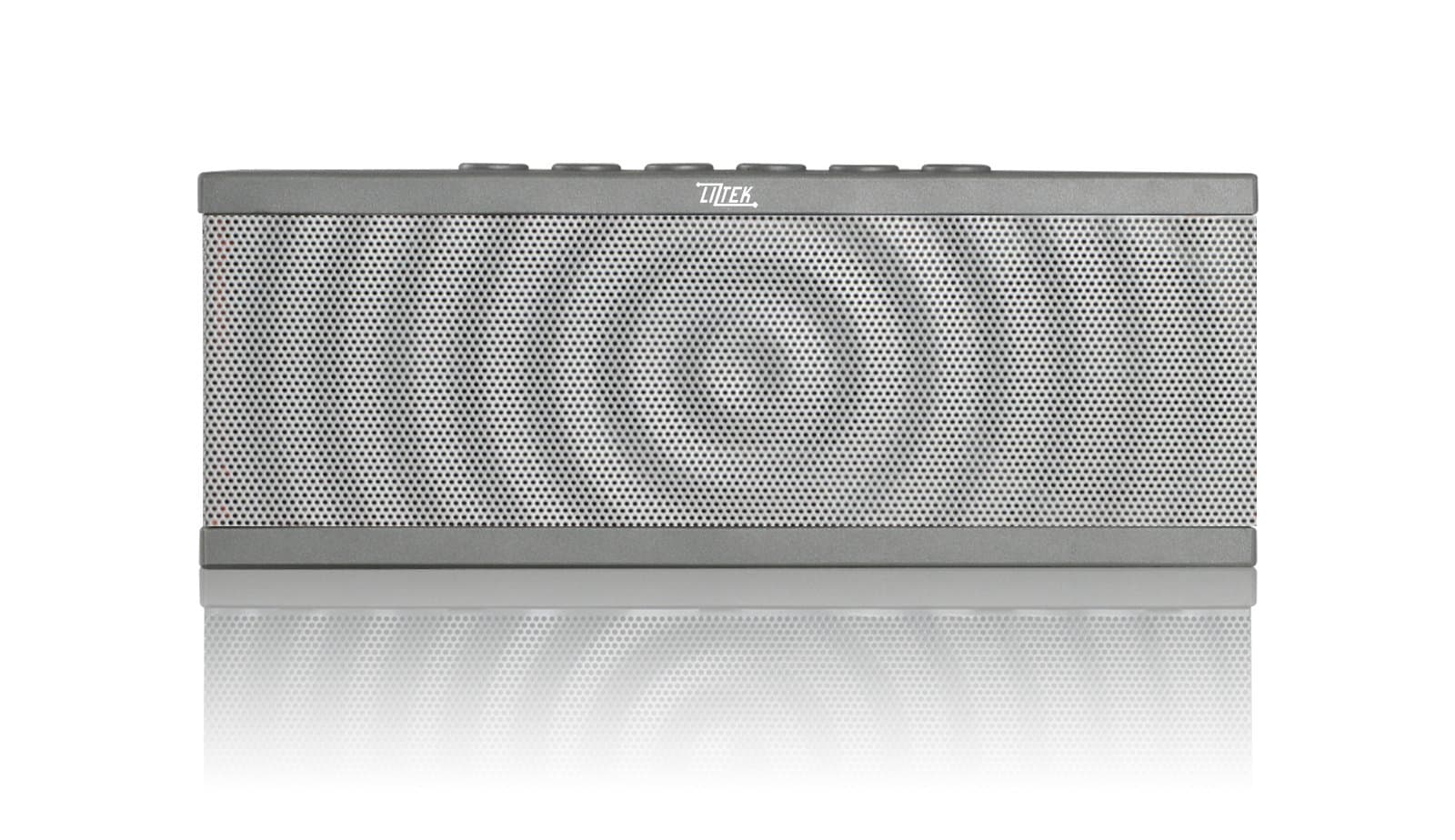 Liztek PSS-100 Portable Wireless Bluetooth Speaker with Built in Speakerphone, 8 Hours Rechargeable Battery (Grey)