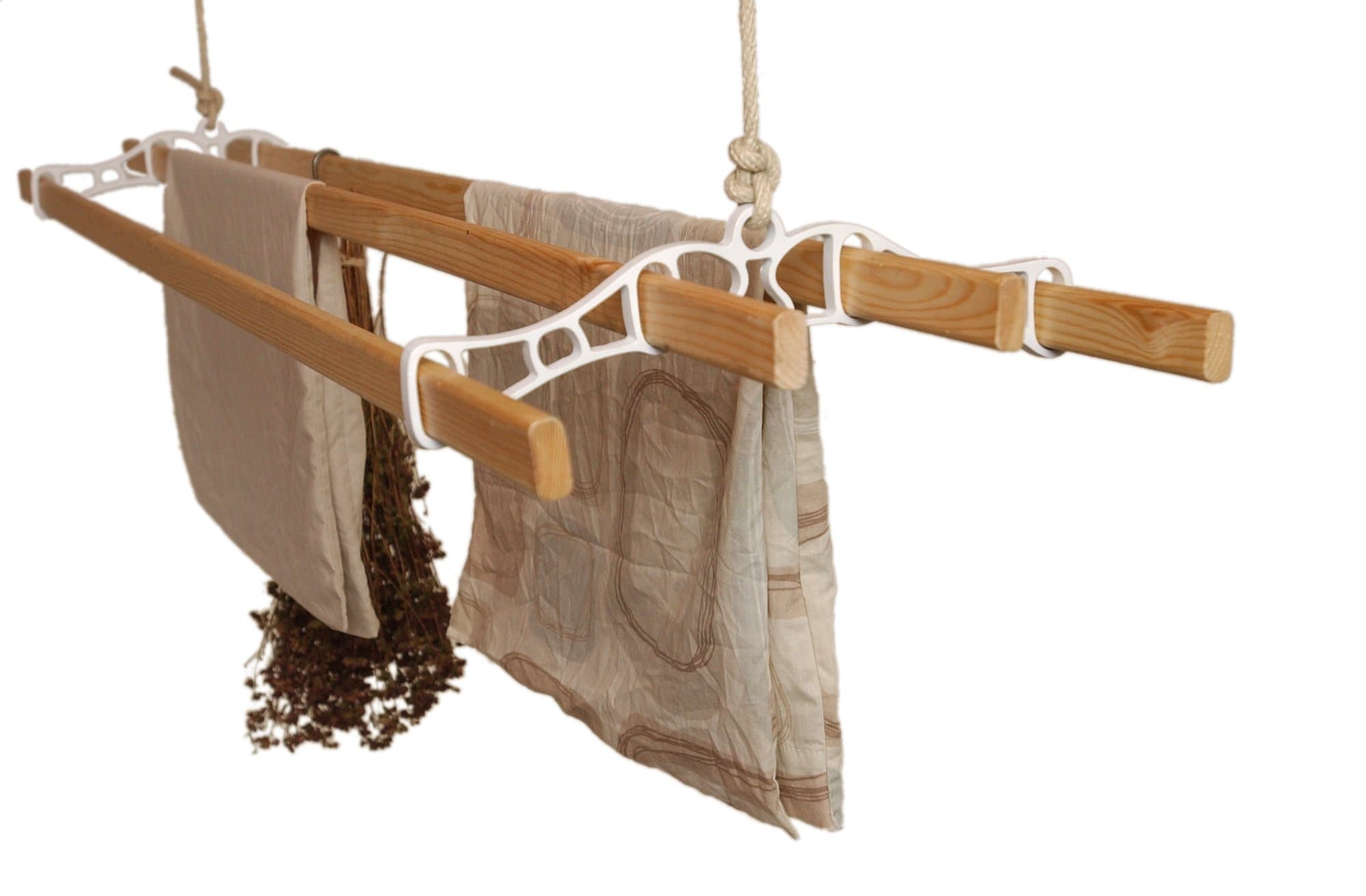 Classic Clothes Airer (White - 0.9m / 2.11ft)