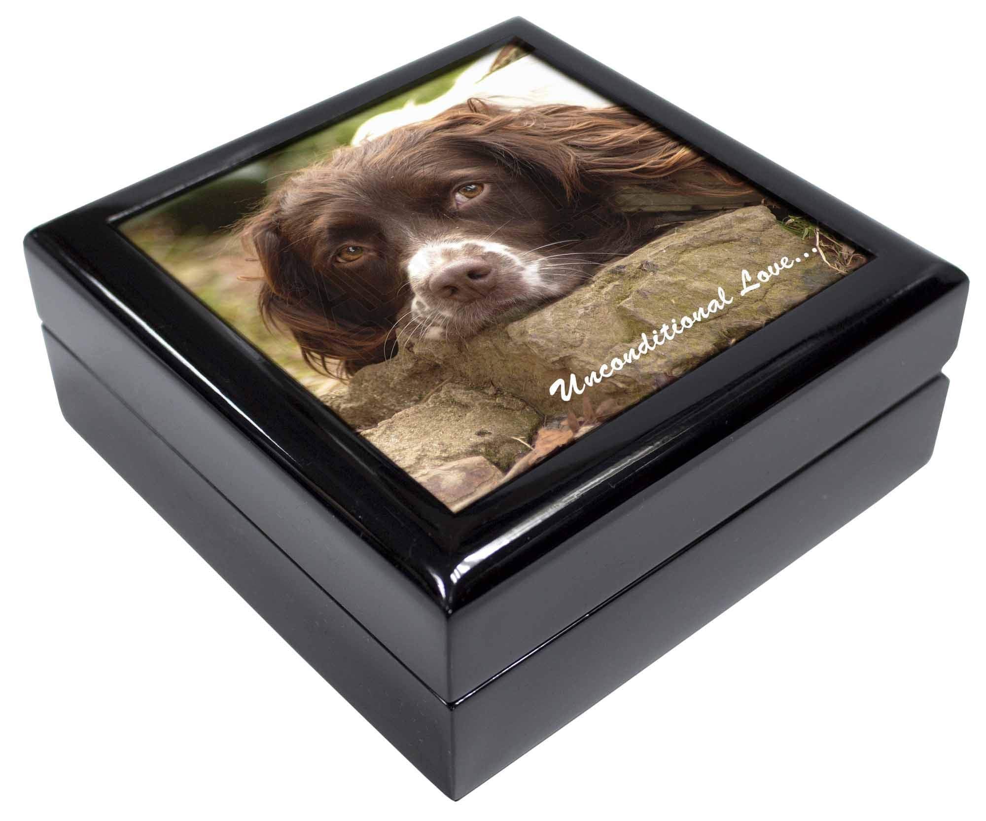Advanta Group Springer Spaniel 'Unconditional Love' Keepsake/Jewellery Box