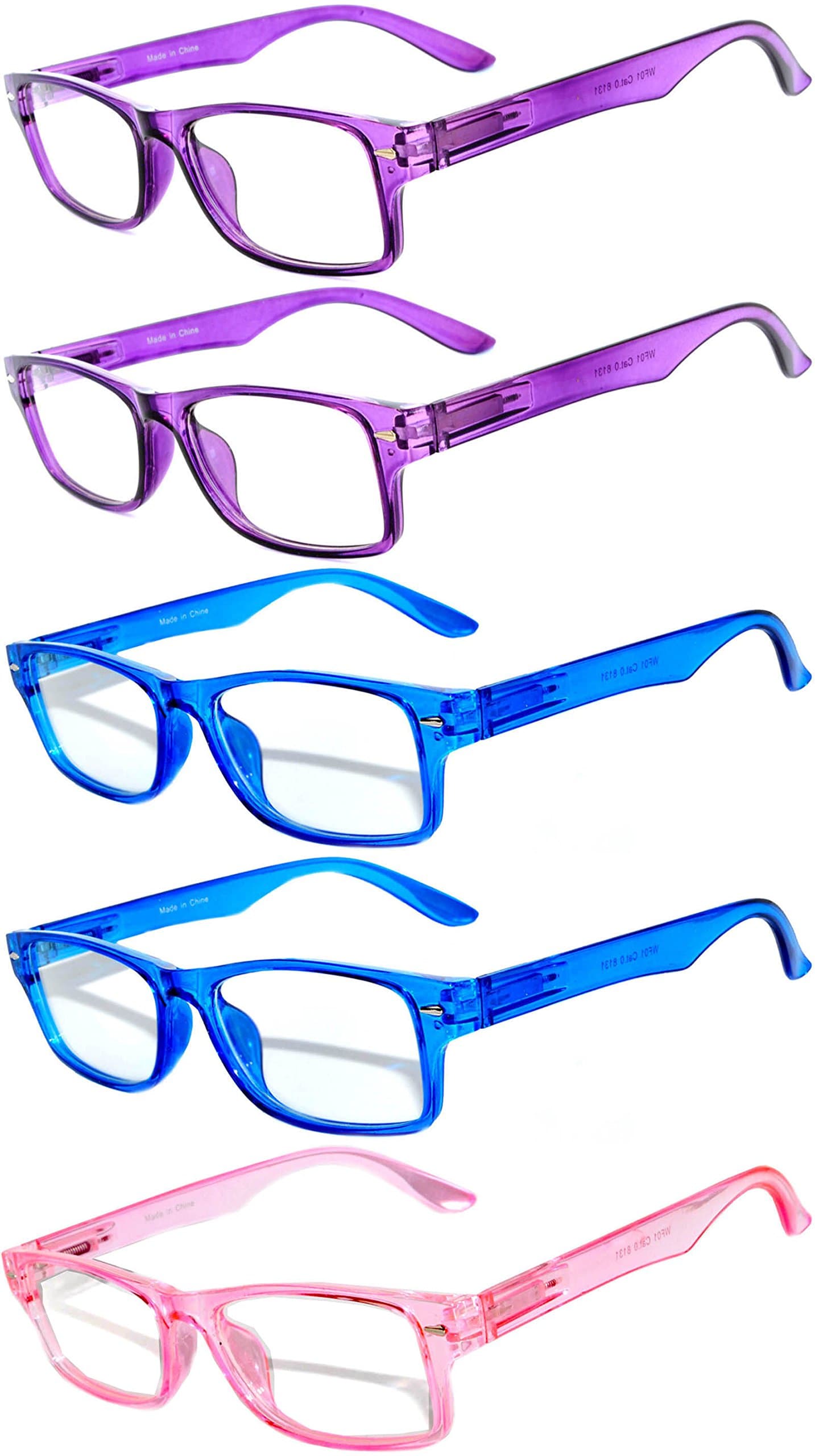 Readers 5 Pack Reading Glasses Ladies