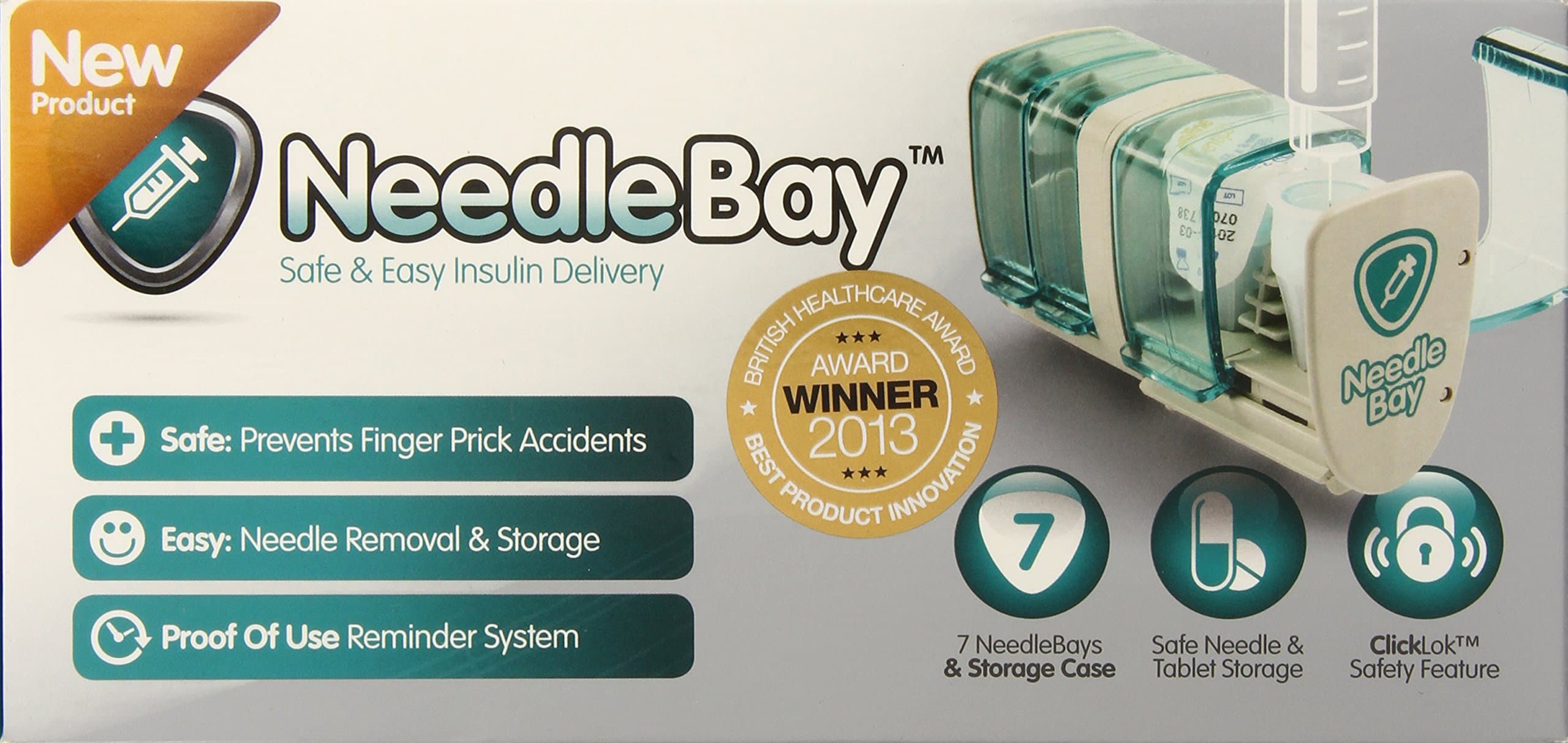 NeedleBaySystem 7 Diabetes Medication System, 18.8 Ounce