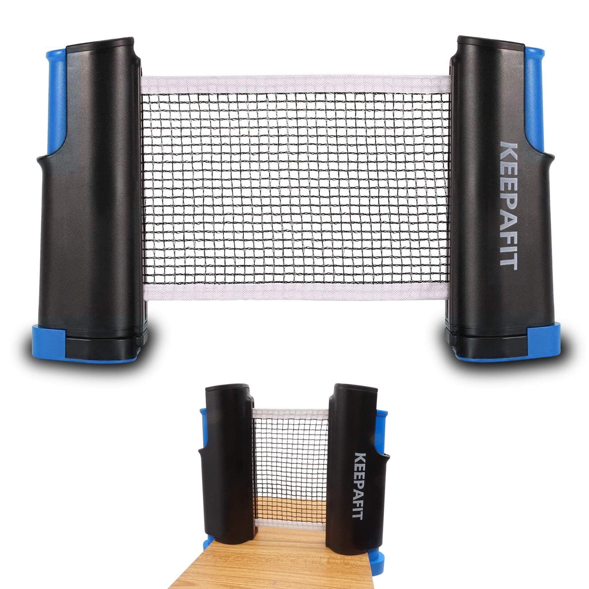 Keepafit Retractable Ping Pong Net, Portable Table Tennis Net
