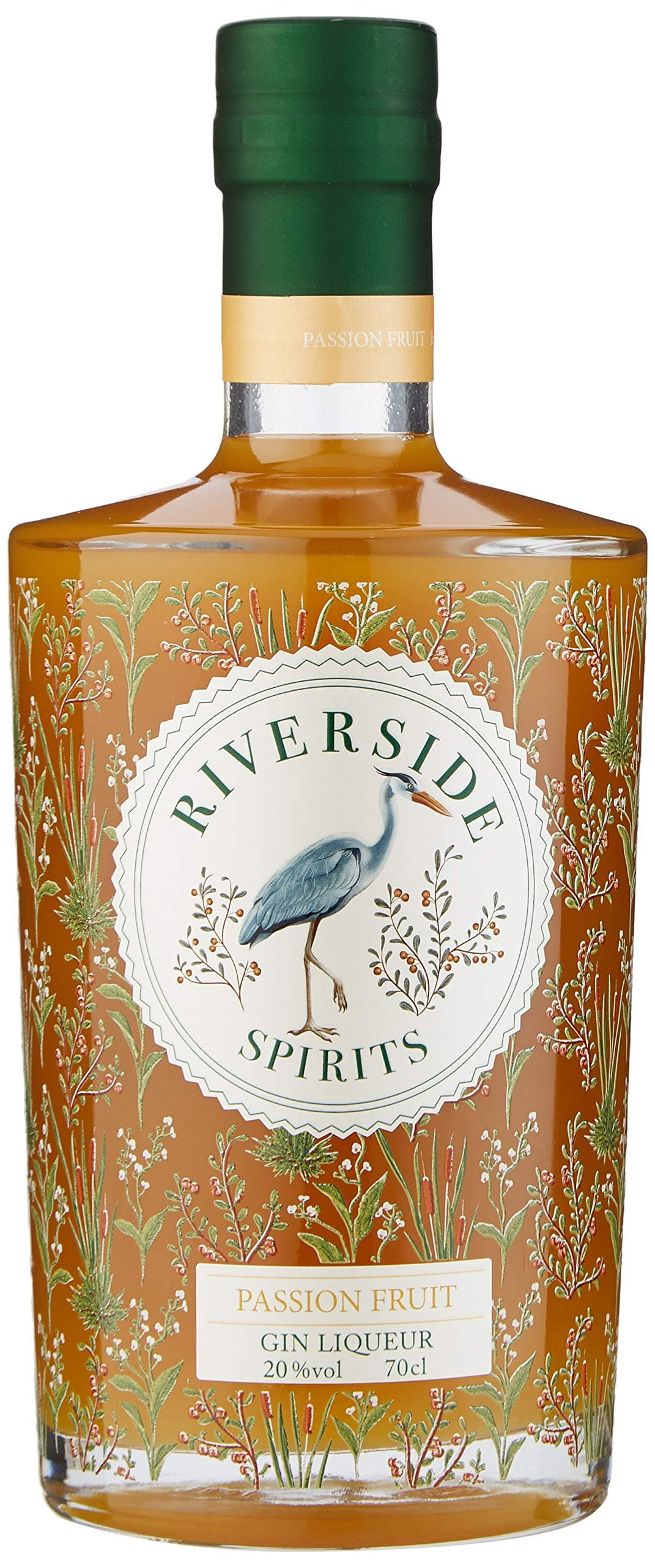 Riverside Spirits Passion Fruit Gin Liqueur, 70 cl(Package may vary)