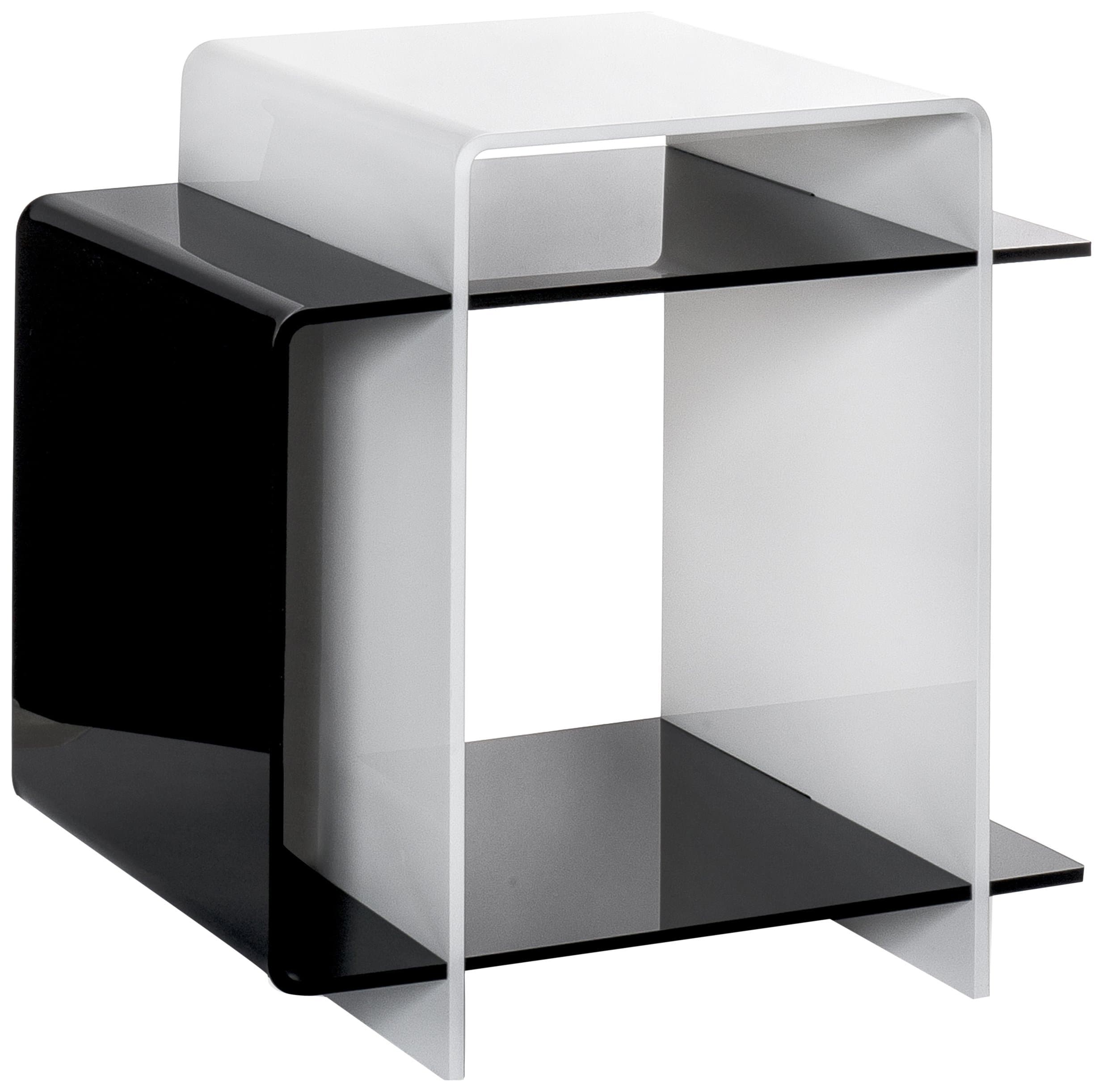 Iplex Design Table Decorative 70 'S White/Black