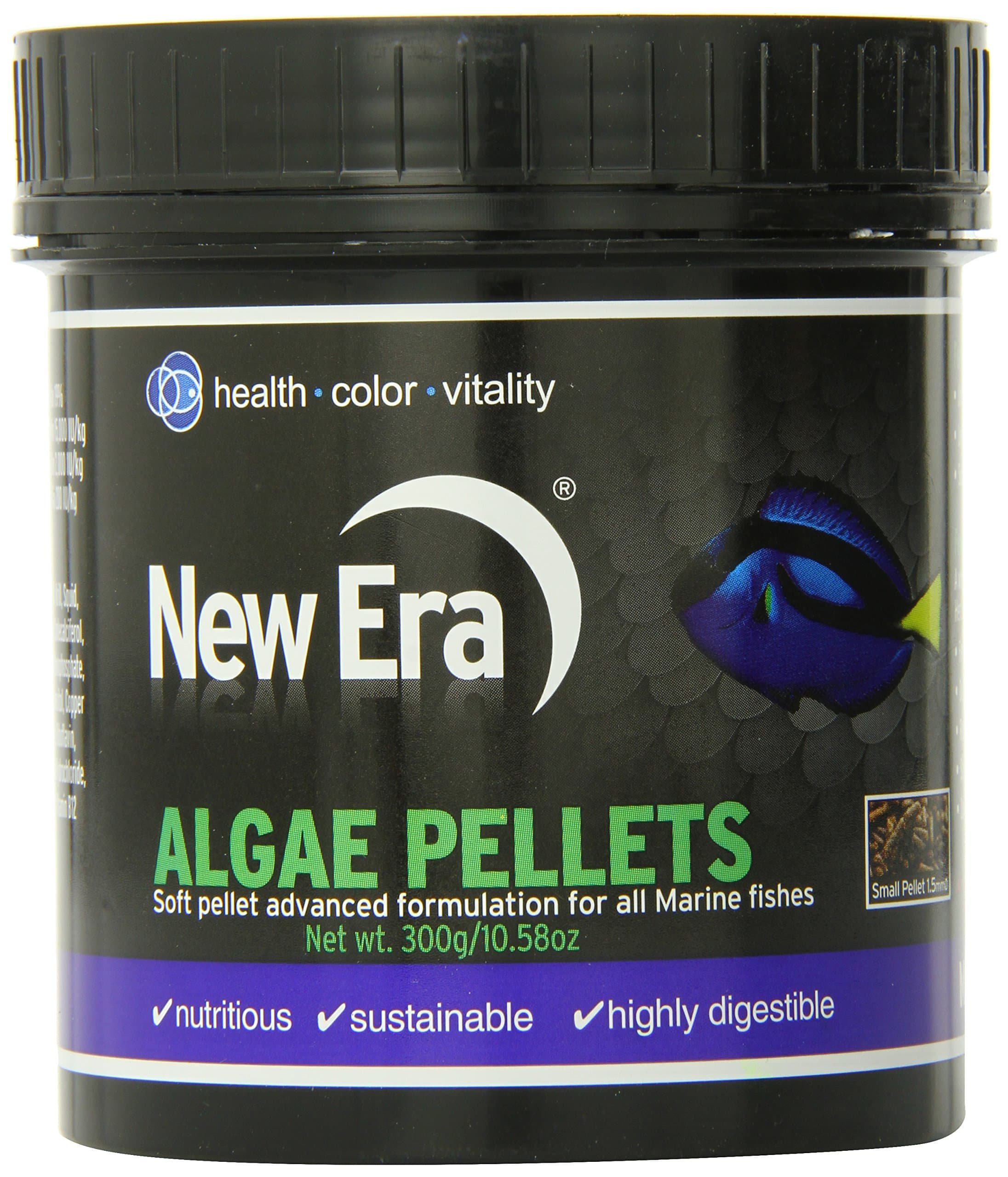 Vitalis Algae Pellets, Small, 1.5 mm, 300 g