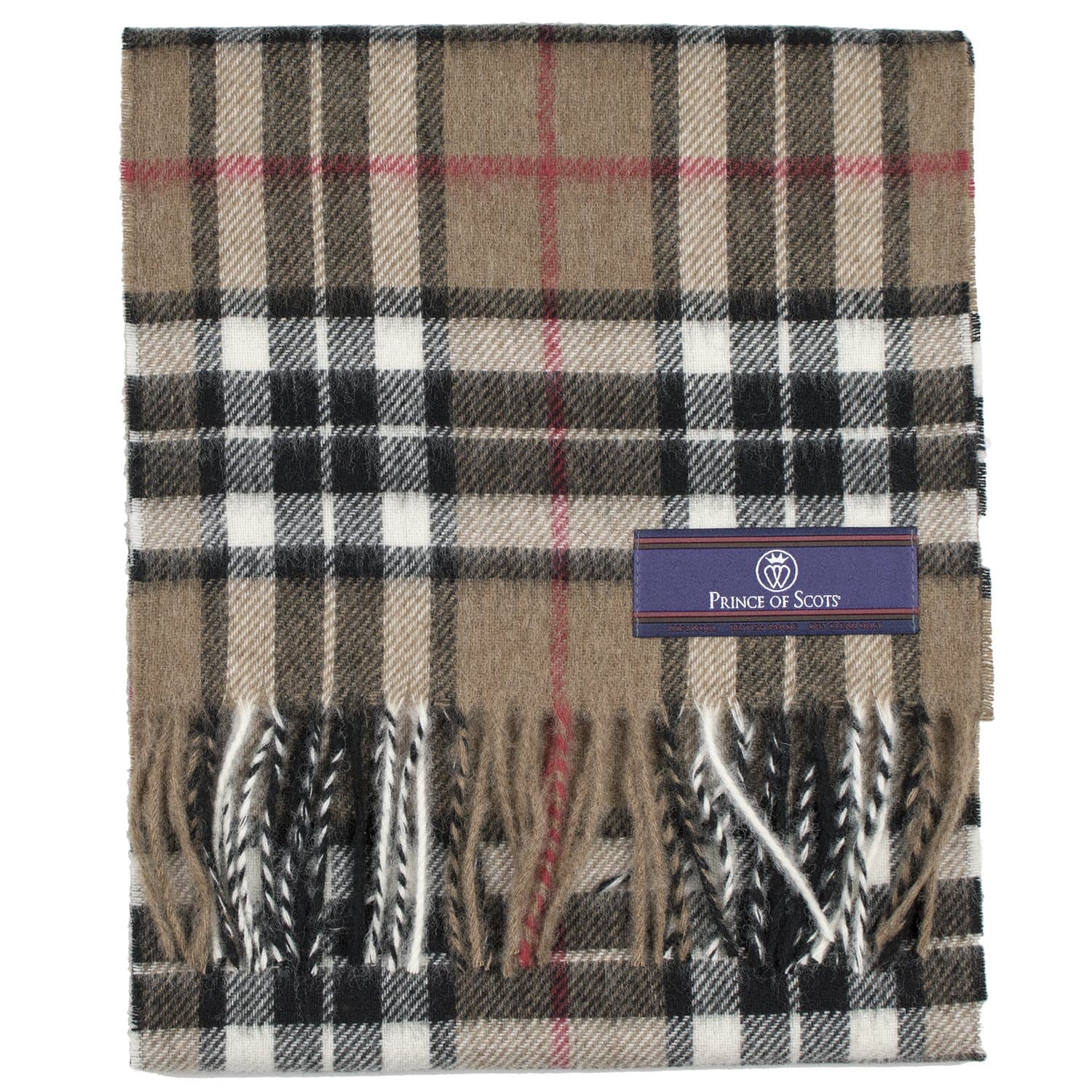 Merino Wool Tartan Scarf