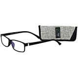 SAV Men's Optitek Computer 2103 Black Reading Glasses