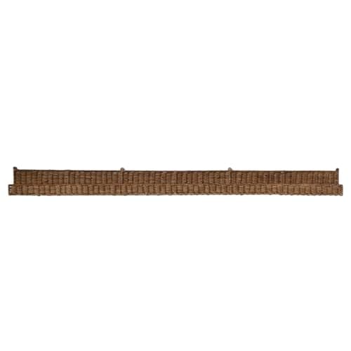 Creative Co-Op Handwoven Rattan Wall Shelf