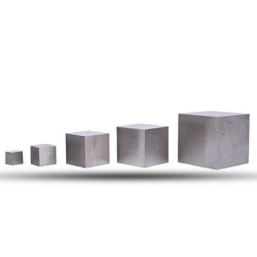 DFDPAXL Pure Tungsten Cube, Tungsten Block Metal Cubes Suitable for Element Collections, Lab Experiments,5×5×5mm
