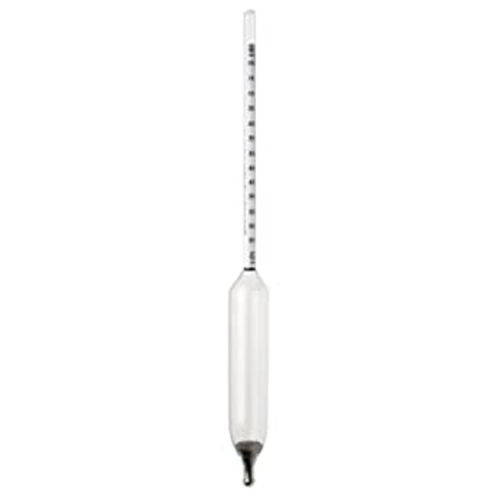 H-B DURAC B61801-0700 Specific Gravity / Relative Density (g/cm) Precision (0.0005 divisions) Hydrometer; Traceable to NIST, Range: 1.000/1.070, Length: 325mm (12.8")