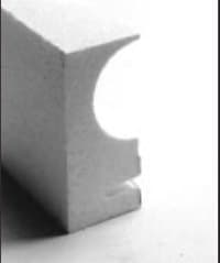 Stegmeier Sandstone 17CF111, White Tile Strip 17CF112