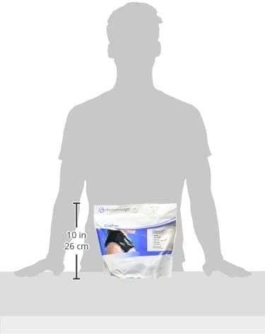 Chattanooga ColPac Cold Therapy, Black Polyurethane, Neck Contour Cold Pack (21")