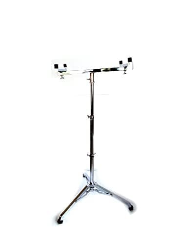 Harmonium Foldable Adjustable With 3 Different Height Steel Stand Suitable for all Octapads for Playing (45.7 x 17.8 x 12.7 Centimeters) Brown