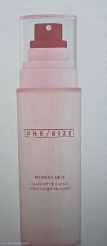 ONE/SIZE Powder Melt Setting Spray (100mL / 3.4 oz), Glass