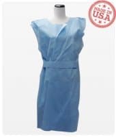 Exam Gowns Nonwoven SMS for X-Rays 50 Pack