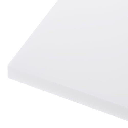 48" x 24" x 1/2" HDPE Plastic Sheet, High Density Polyethylene Sheet Cutting Board White Solid Block, [for DIY, Home Floor]