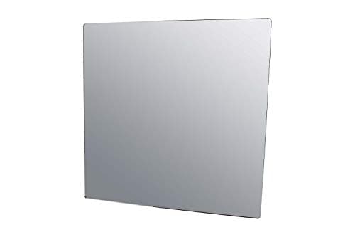 Marketing Holders Acrylic Mirror Sheet 9" x 9" Replacement Square DIY Reflective Plastic Tile Portable Lightweight Flat with Rounded Corners for Boats RVs and Classrooms