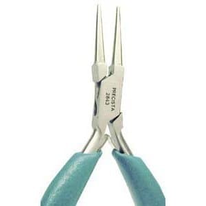 Excelta Plier Round Nose Smooth SS ESD 4-3/4" OAL