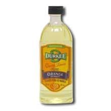 Durkee Pure Orange Extract - 16 oz. bottle, 6 per case