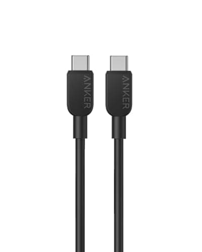Anker USB C Cable, 310 USB C to USB C Cable (3 ft), (60W/3A) Fast Charge for iPhone 17/16/15, iPad Pro, Samsung Galaxy, MacBook Pro,and More