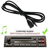 3 E46 AUX Input Adaptor,3.5MM Jack Connector Auxiliary Input Adaptor CD Changer Cable for 325i 325ci 325xi 330i 330ci 330xi M3
