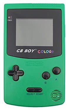 Gamebound GB Boy Color Gameboy Handheld Game Console 2.7" Backlit Screen 66 Built-in Games Solid Green